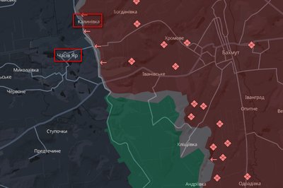 Часів Яр та канал. Яке місце росіяни вважають слабким і чому штурмують саме з боку Калинівки Часів Яр та канал. Яке місце росіяни вважають слабким і чому штурмують саме з боку Калинівки