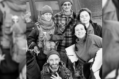 Тетяна Васильченко разом з "Пташкою", "Дрімом" та "Бізоном" Тетяна Васильченко разом з "Пташкою", "Дрімом" та "Бізоном"