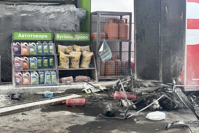 У Сумах російський безпілотник вдарив по АЗС