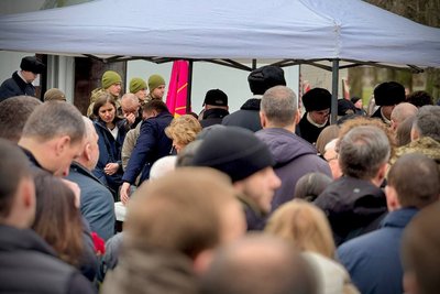 В Одесі прощалися з ексвіцемером, який загинув під час атаки 15 березня