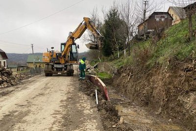 У селі Мукачівського району проводять берегоукріплення У селі Мукачівського району проводять берегоукріплення