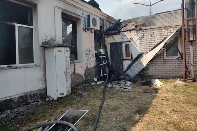 Неподалік АЗС на Житомирщині горіло кафе: площа загоряння — понад 250 квадратних метрів Неподалік АЗС на Житомирщині горіло кафе: площа загоряння — понад 250 квадратних метрів