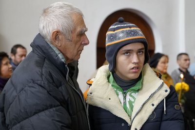 ВІтчим Володимира Вакуленка з його сином ВІтчим Володимира Вакуленка з його сином