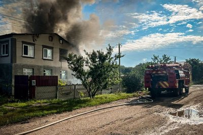 Пожежа в приватному будинку у Жуковому Яру Пожежа в приватному будинку у Жуковому Яру