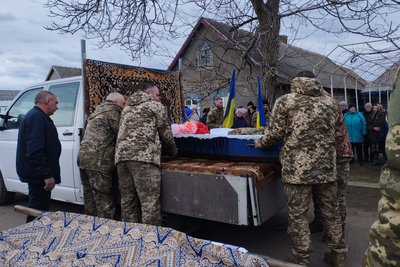 На Одещині попрощались з загиблим військовим На Одещині попрощались з загиблим військовим