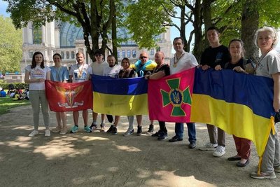 Вінничанин Роман Кашпур пробіг на протезі Брюссельський півмарафон Вінничанин Роман Кашпур пробіг на протезі Брюссельський півмарафон
