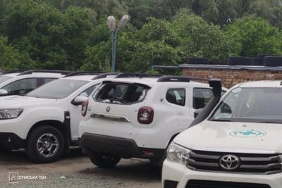 Через обстріл у Сумах пошкоджений офіс норвезької гуманітарної організації Через обстріл у Сумах пошкоджений офіс норвезької гуманітарної організації