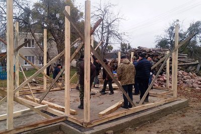 В селі на півночі Житомирщини відкрили новий храм ПЦУ — місцеві жителі власноруч побудували церкву В селі на півночі Житомирщини відкрили новий храм ПЦУ — місцеві жителі власноруч побудували церкву