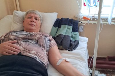 "Голодний" протест чорнобильців триває: одна з жительок Овруча вже потрапила до лікарні "Голодний" протест чорнобильців триває: одна з жительок Овруча вже потрапила до лікарні