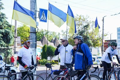 "Шануймо пам'ять захисників України" — у Житомирі зустріли всеукраїнський ветеранський велопробіг "Шануймо пам'ять захисників України" — у Житомирі зустріли всеукраїнський ветеранський велопробіг
