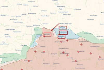 Звільнене село на Донеччині Звільнене село на Донеччині