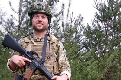Павло Дзямко на передовій Павло Дзямко на передовій