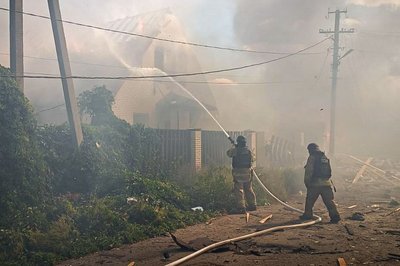 Наслідки удару по Боровій Харківської області, 13 вересня 2025 року Наслідки удару по Боровій Харківської області, 13 вересня 2025 року