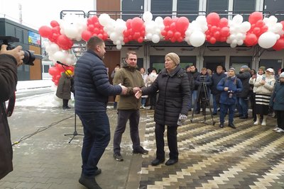 Відкриття другої черги модульного містечка "Ластівка" в Ірпені Відкриття другої черги модульного містечка "Ластівка" в Ірпені