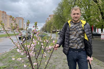У Харкові квітнуть сакури, які садили рік тому під обстрілами У Харкові квітнуть сакури, які садили рік тому під обстрілами