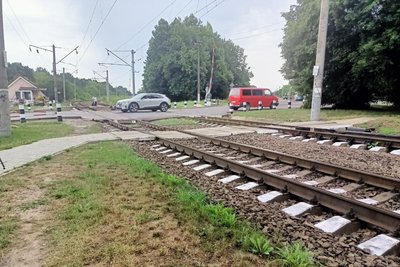 Залізничний переїзд у Рожищі Залізничний переїзд у Рожищі