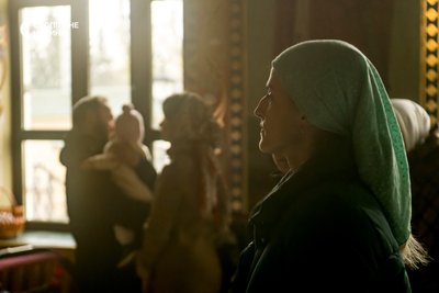 Великоднє богослужіння УПЦ (МП) у церкві преподобного Агапіта Києво-Печерської Лаври, 16 квітня 2023 року