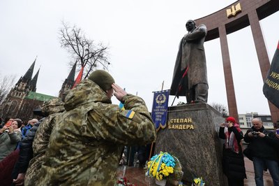 У Львові вшанували пам'ять Степана Бандери у 115-річчя з дня народження
