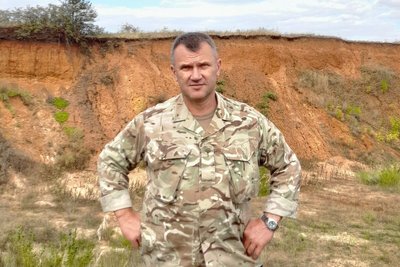Комбат Луцького окремого батальйону 100 бригади ТРО Олександр Адамович Комбат Луцького окремого батальйону 100 бригади ТРО Олександр Адамович