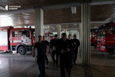 рятувальники в пожежній частині у Харкові