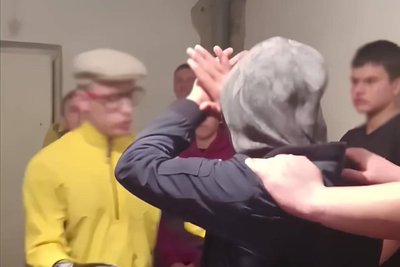 Скріншот з відео побиття першокурсників Скріншот з відео побиття першокурсників