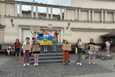 Remember Olenivka, Ужгород, акція Remember Olenivka, Ужгород, акція
