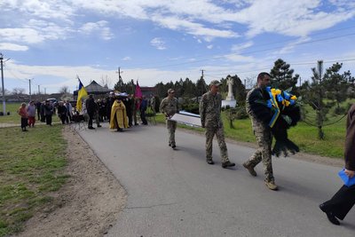 На Одещині попрощалися з військовим Артуром Черняком На Одещині попрощалися з військовим Артуром Черняком