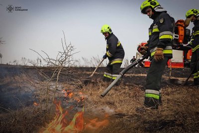 На Обухівщині загасили масштабну пожежу: горіло 10 гектар На Обухівщині загасили масштабну пожежу: горіло 10 гектар