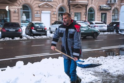 Прибирання снігу, Одеса Прибирання снігу, Одеса