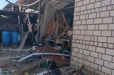 Наслідки російського удару по Калиновому Золочівської громади, 18 липня 2026 року Наслідки російського удару по Калиновому Золочівської громади, 18 липня 2026 року