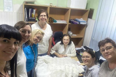 Тетяна Чорна проводить майстер-клас з вишивки у Харкові Тетяна Чорна проводить майстер-клас з вишивки у Харкові