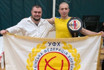 Олександр Кучеренко з Солоницівки на чемпіонаті Європи з хортингу Олександр Кучеренко з Солоницівки на чемпіонаті Європи з хортингу