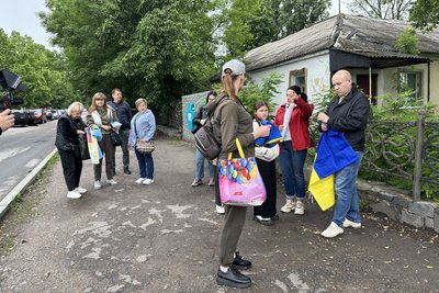 У Коростишеві на Житомирщині хвилиною мовчання вшанували пам'ять Ірини Цибух