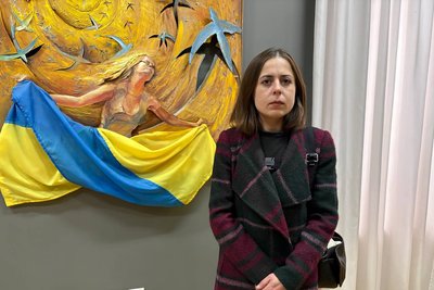 В Житомирі відкрили виставку картин зниклого безвісти художника-військовослужбовця Сергія Носка