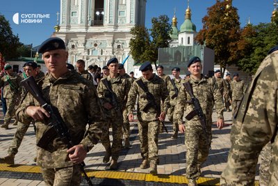 Урочистості на Софійській Площі у Києві з нагоди Дня Незалежності 2023 року