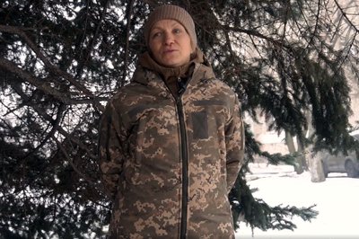 Лучанка Оксана пішла у військо вслід за синами