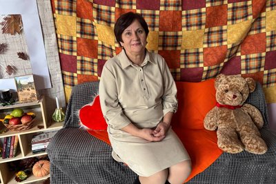 У Гришківцях на Житомирщині провели осінній майстер-клас для родин військових та переселенців