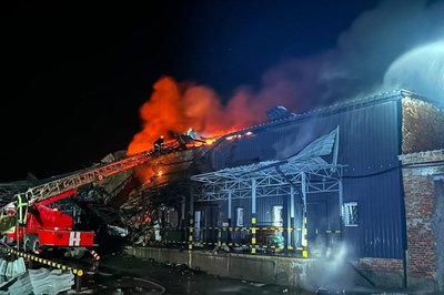 Зруйноване поштове відділення у Лозовій, 22 серпня 2026 року Зруйноване поштове відділення у Лозовій, 22 серпня 2026 року