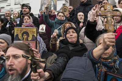 Віряни блокування Києво-Печерська Лавра комісія Мінкульту з передачі державі будівель 31 березня 2023 Віряни блокування Києво-Печерська Лавра комісія Мінкульту з передачі державі будівель 31 березня 2023