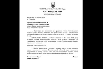 ольгу коновал призначили радником голови обласної ради ольгу коновал призначили радником голови обласної ради