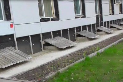 Будівля клініки НАМН, ремонт якої виконував приватний підприємець, Харків Будівля клініки НАМН, ремонт якої виконував приватний підприємець, Харків