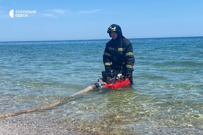 В Одесі на березі моря горіло кафе "Ікра"