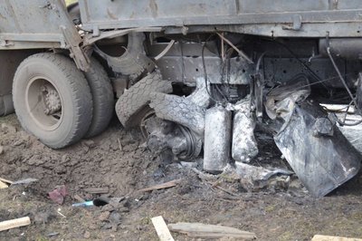 Службовий автомобіль водоканалу підірвався на міні під час ремонту водогону "Дніпро-Миколаїв"