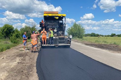 Ремонт евакуаційної дороги на Харківщині Ремонт евакуаційної дороги на Харківщині