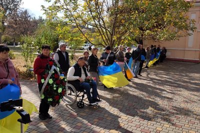 В Одеській області прощались з морпіхом, який загинув в боях на Херсонщині
