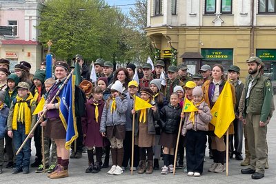 У Житомирі відзначають День Пласту: присяга, ярмарок і благодійність