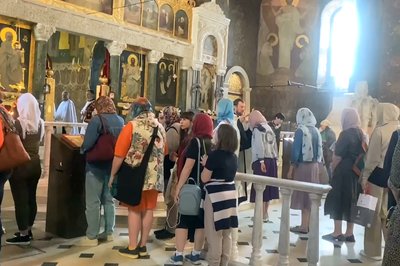 У Києво-Печерській Лаврі провели молебень за військовополонених в Маріуполі У Києво-Печерській Лаврі провели молебень за військовополонених в Маріуполі