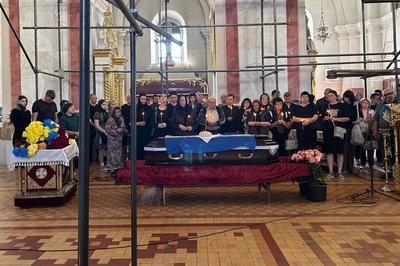 Прощання з Антоном Оконем у Луцьку Прощання з Антоном Оконем у Луцьку