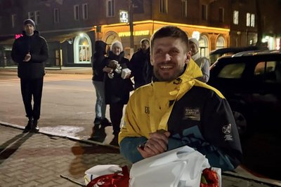 На Волині зустріли золотого призера "Ігор Нескорених" у Канаді На Волині зустріли золотого призера "Ігор Нескорених" у Канаді