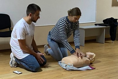 У Вінниці працівників ветеранського простору навчали домедичної допомоги У Вінниці працівників ветеранського простору навчали домедичної допомоги